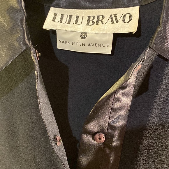Vintage Lulu Bravo blouse (Saks Fifth Ave) - Sz L - Picture 5 of 5